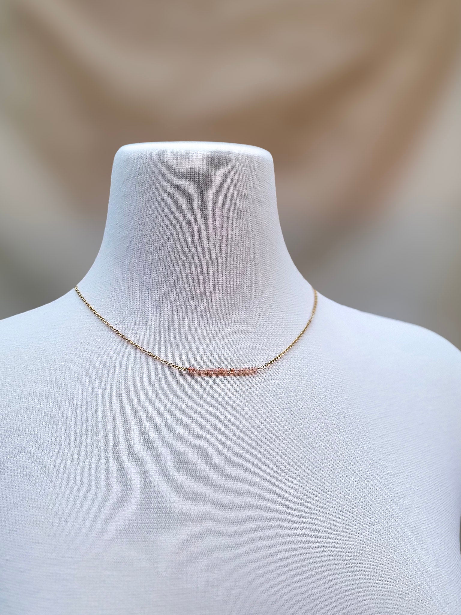 collar delicado sunstone para mujeres elegantes – Trish T CoCo