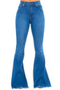 Bell Bottom Jean in Medium Blue