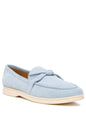 Nautica Genuine Suede Knot Detailed Loafers