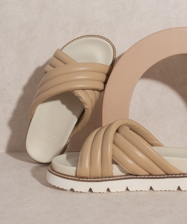 OASIS SOCIETY Grace - Puffed Strap Slide
