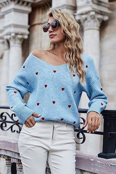 Heart sweater