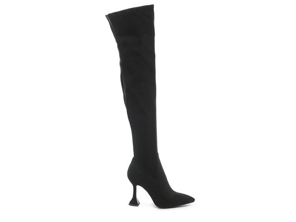 BRANDY OVER THE KNEE HIGH HEELED BOOTS