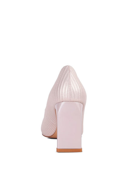 Tickles Italian Block Heel Pumps