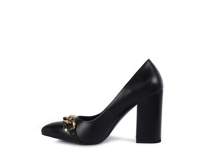 Majesty Block Heel Pumps