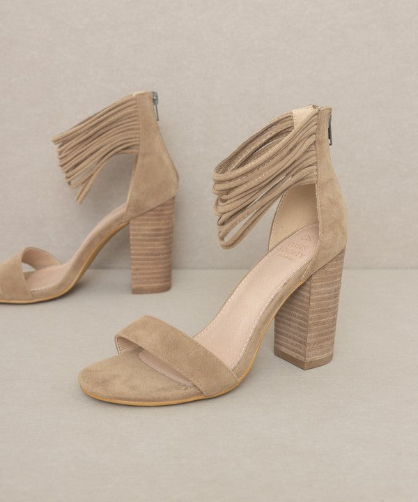 OASIS SOCIETY Blake - Strappy Ankle Wrapped Heel