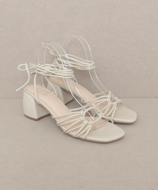 OASIS SOCIETY Celia - Knotted Lace Up Heel