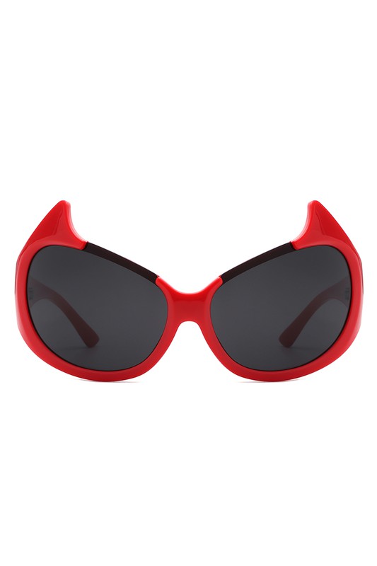 Round Oversize Fashion Cat Eye Sunglasses