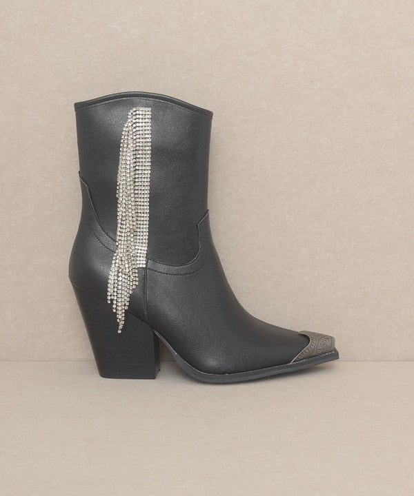 OASIS SOCIETY Kai - Rhinestone Fringe Boots