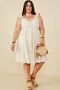 Sand Dune Linen Dress | Plus Size Elegance