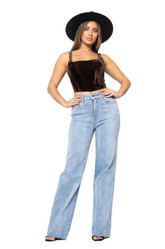 Brooklyn Wide Leg Jean Inseam 32