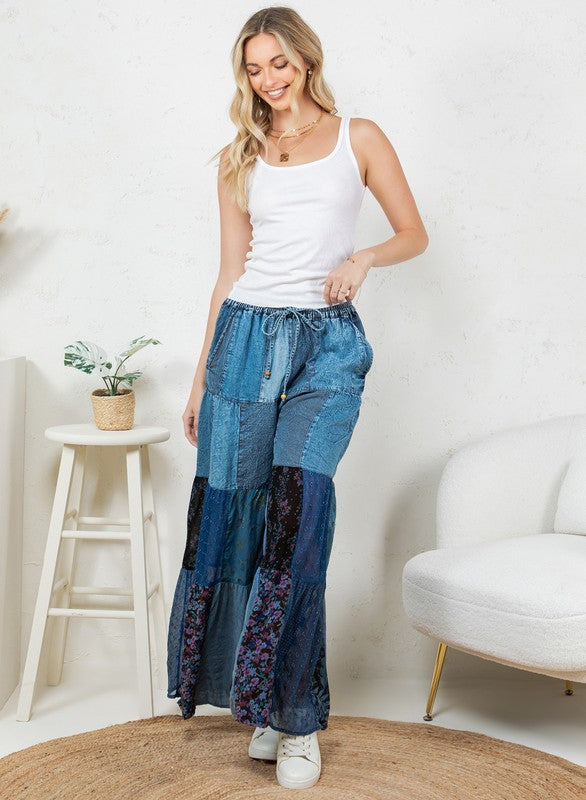 Western Dream – Patchwork Boho Denim