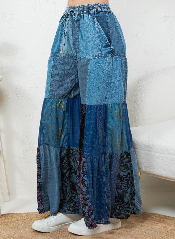 Western Dream – Patchwork Boho Denim