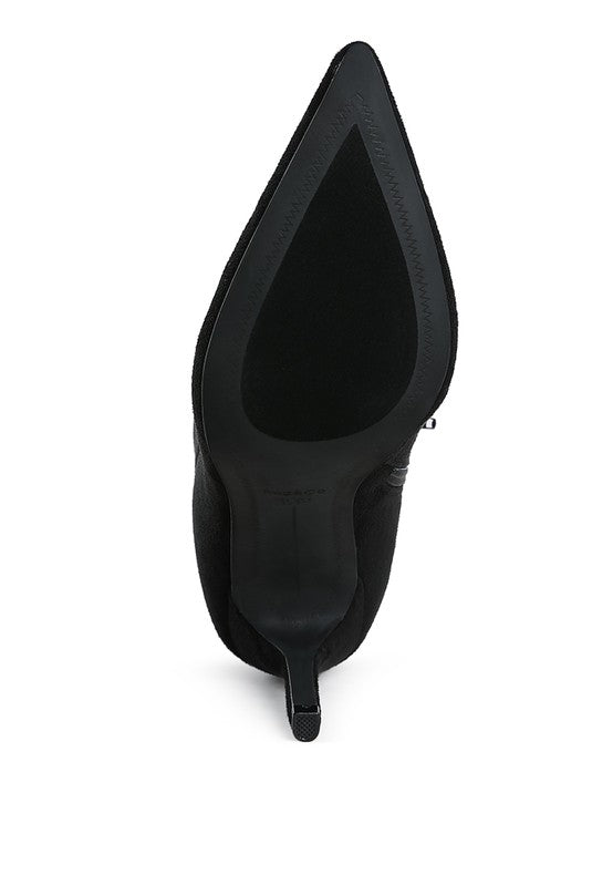 Dapers Bow Detail Ankle Boots