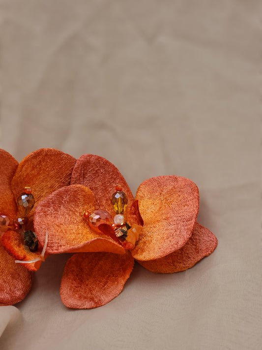 pantalla de flor inspirada en orquídea tropical de Puerto Rico – Trish T CoCo