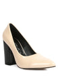 KAMIRA BLOCK HEELED FORMAL PUMPS