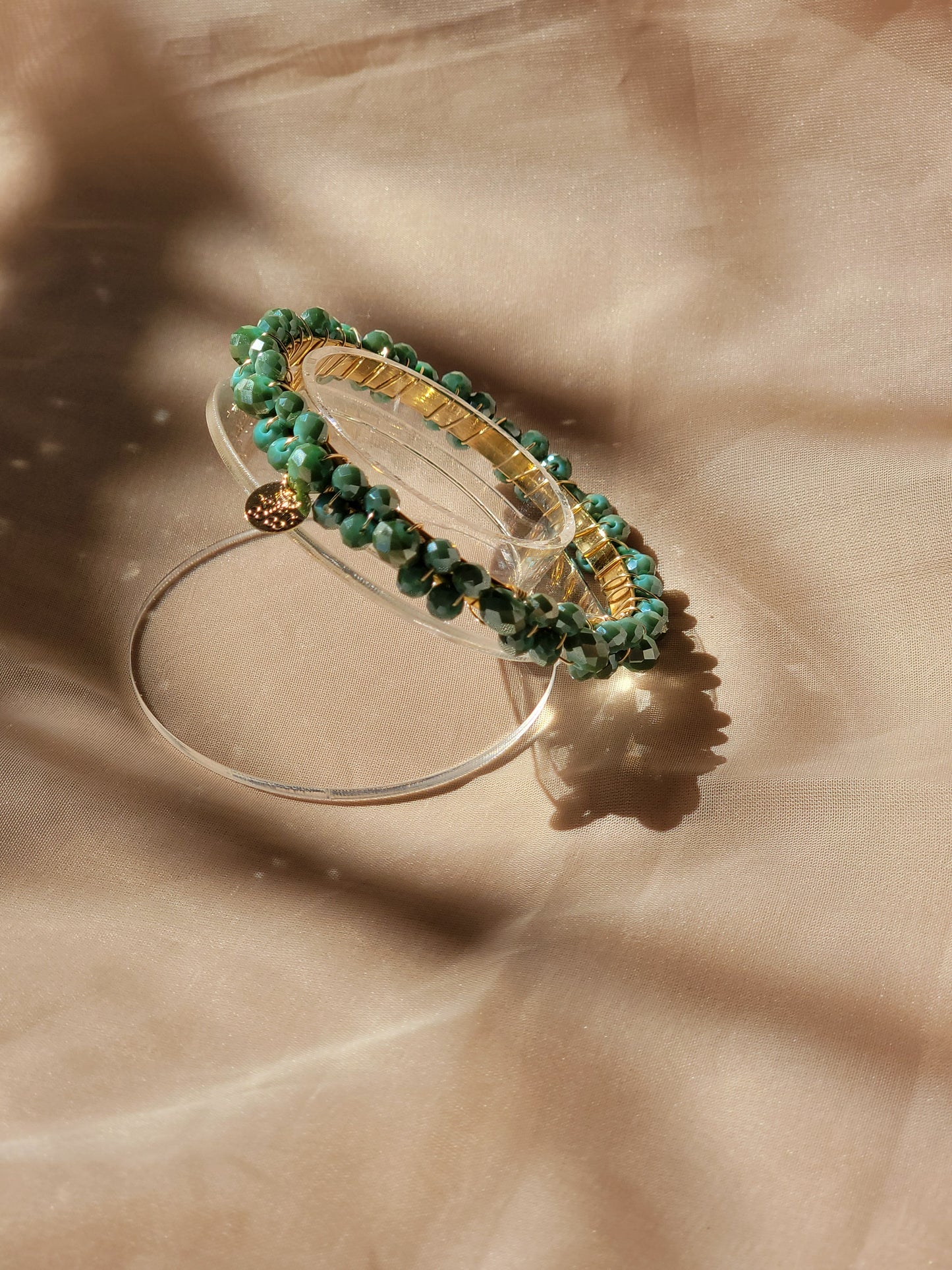 Emerald Glow Bangle