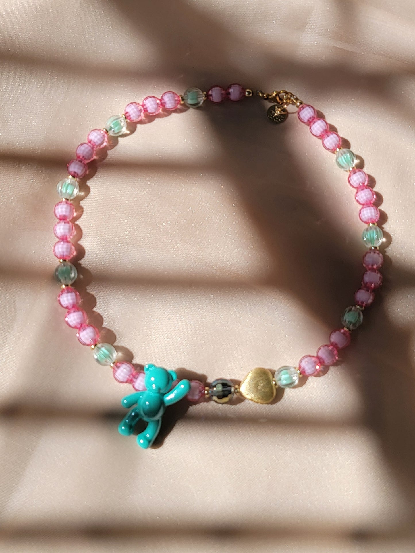 Pink Hug  Necklace