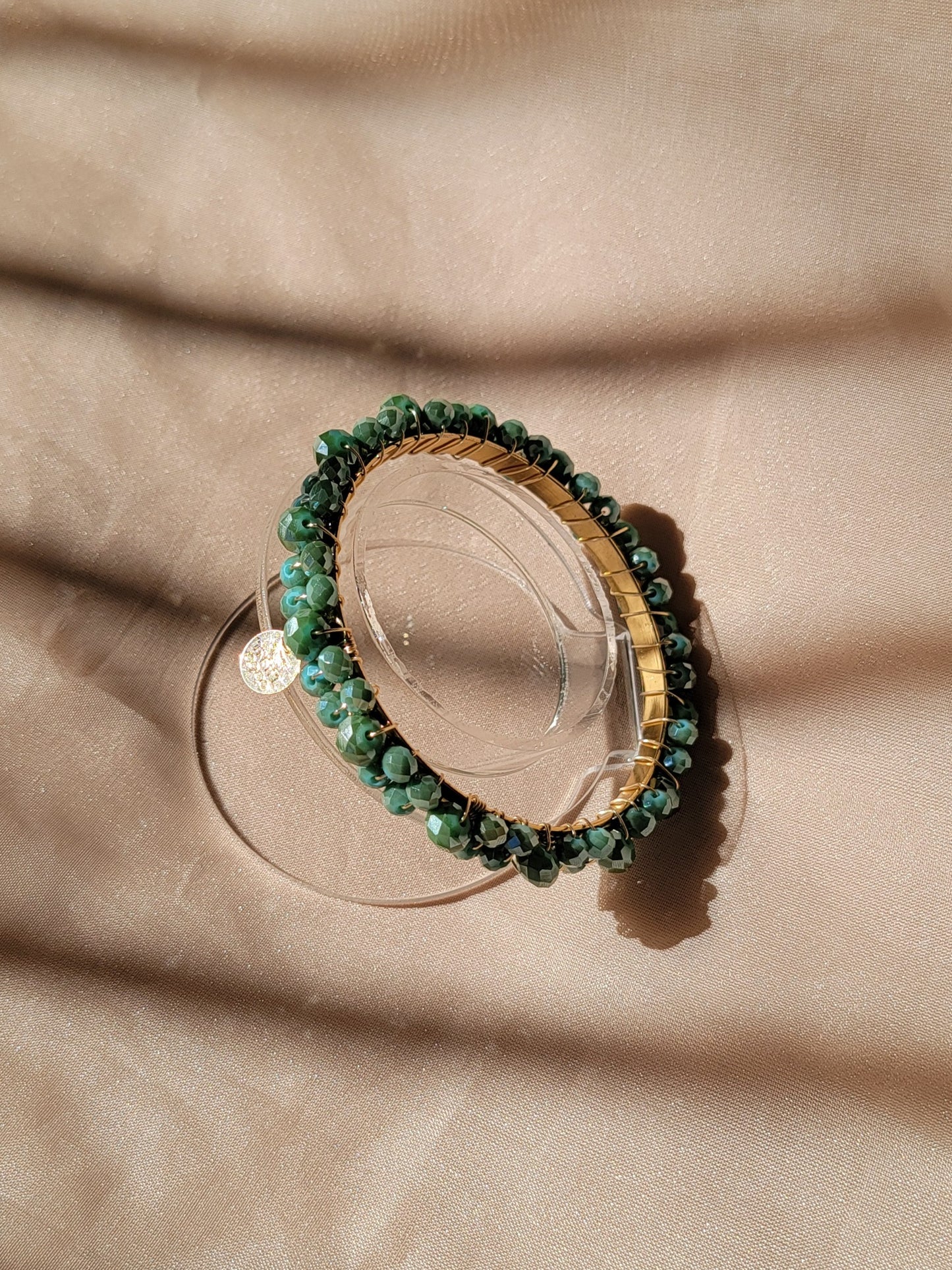 Emerald Glow Bangle