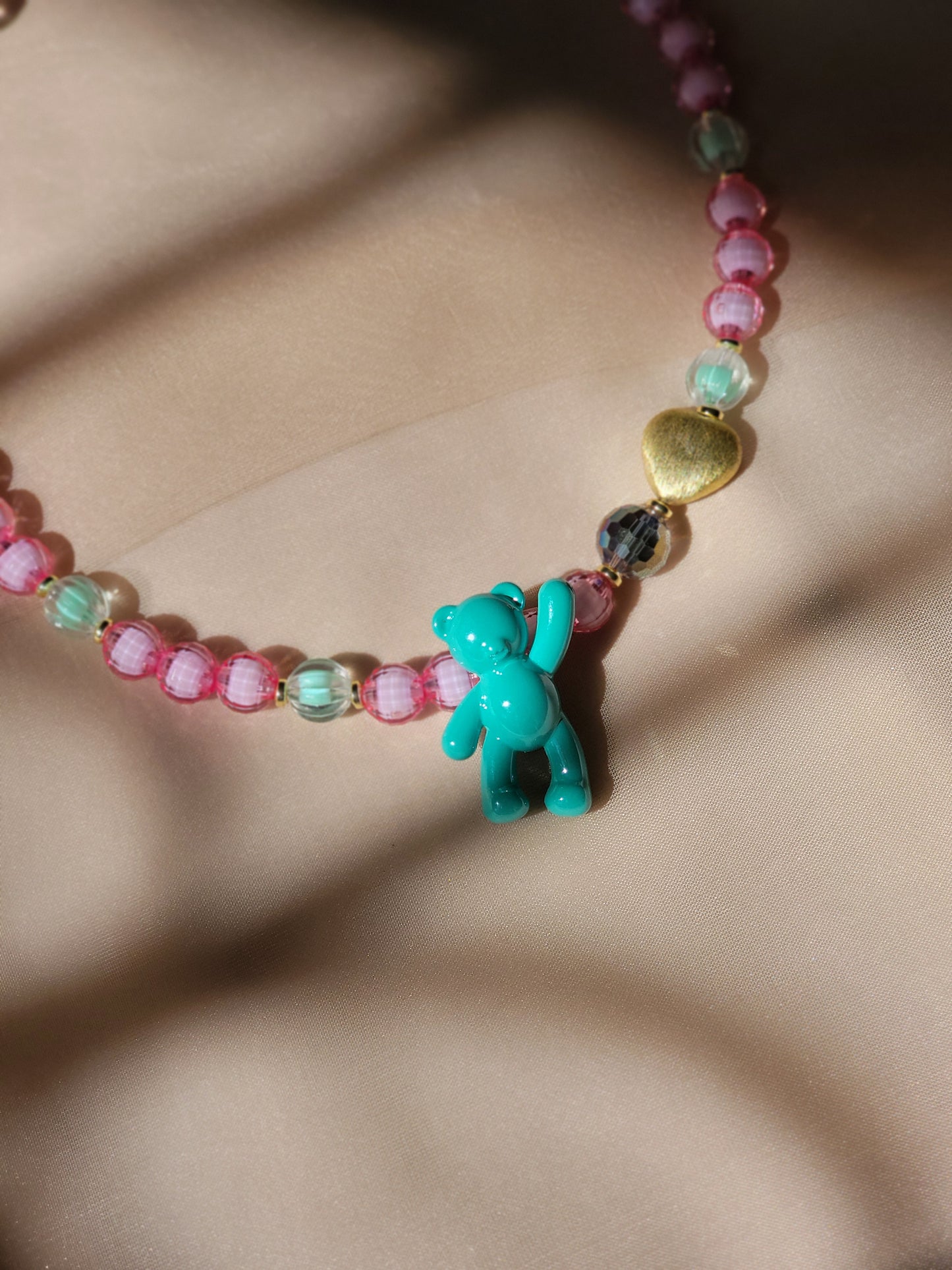 Pink Hug  Necklace