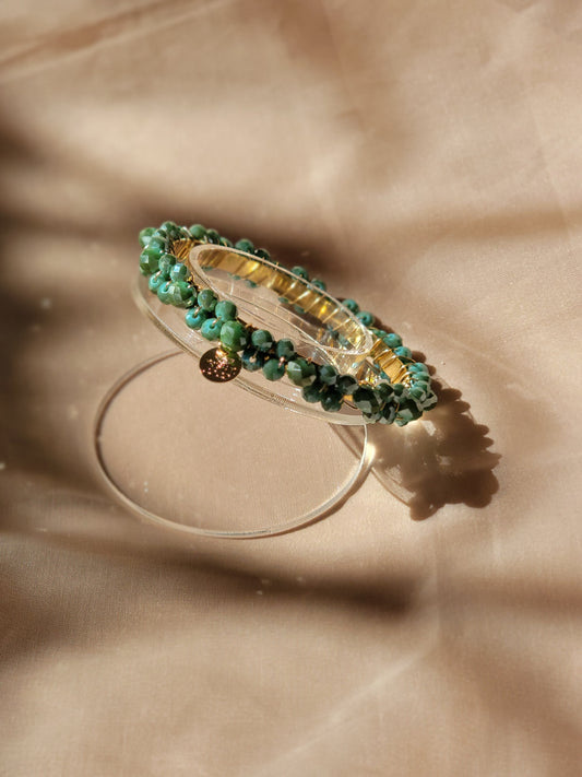 Emerald Glow Bangle