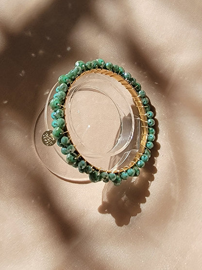 Emerald Glow Bangle