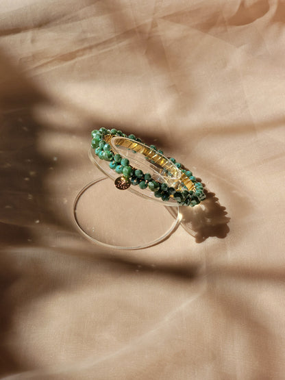 Emerald Glow Bangle